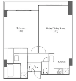 品川プリンスレジデンス【7階】の間取り
