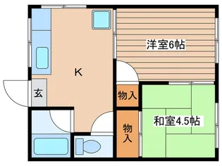 白梅荘【1階】の間取り
