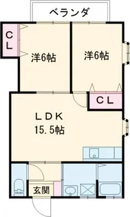 ラ・メゾン山口VI【2階】の間取り