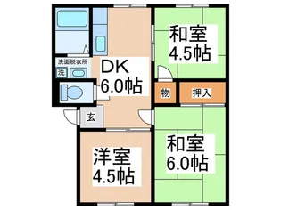 タウンホーム下松【2階】の間取り