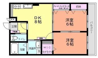 ルミエール(石田)【0】【4階】の間取り