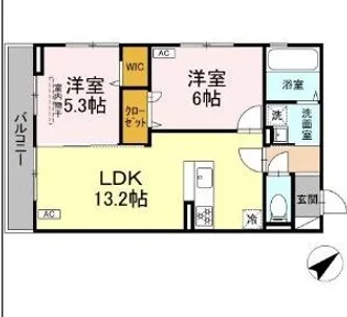 Blanc Cube【3階】の間取り