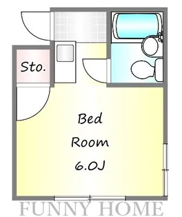 若林ハイツ【2階】の間取り