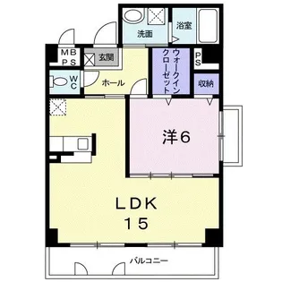 アーバン フレンドリー【4階】の間取り