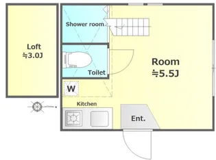 フェリスシリウス【1階】の間取り