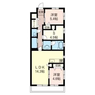 プレスタンテ中葛西II【3階】の間取り