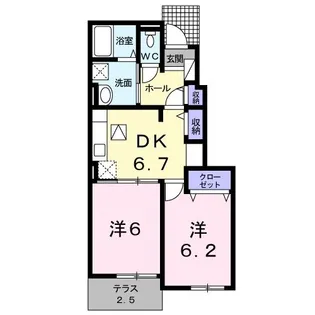グランデールV【1階】の間取り