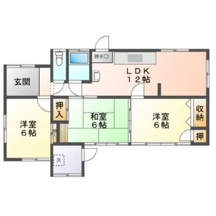 三重県津市半田【一戸建】の間取り