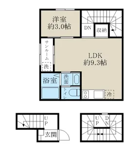 LAPIS春日町【3階】の間取り