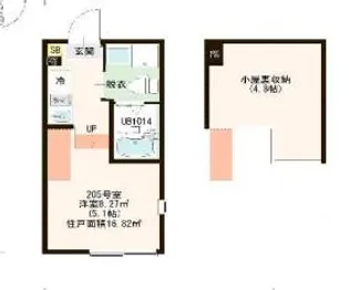 レグノテラス竹ノ塚【2階】の間取り