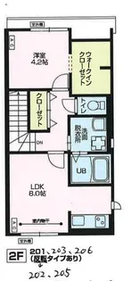 1LDKの間取り画像