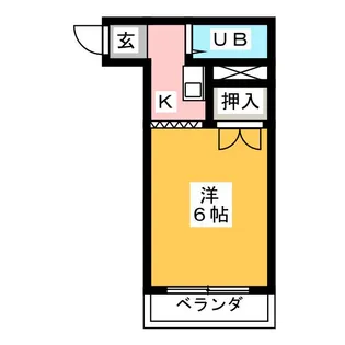 グリーンハイツ【4階】の間取り