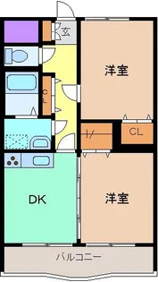 マンションメルベーユ【3階】の間取り