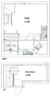 Arrowsal SHINKAWA【1階】の間取り