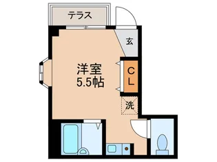 ドムショパ-ナ中山【3階】の間取り