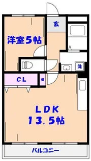 ビラシティ鈴木I【1階】の間取り