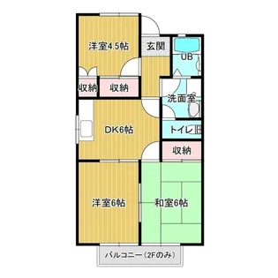 パークサイドS【1階】の間取り