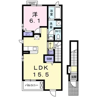 Forsch II【2階】の間取り