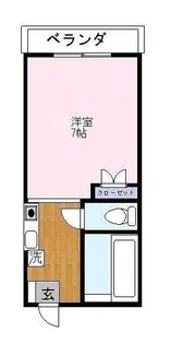 プライムシティ熊本【5階】の間取り