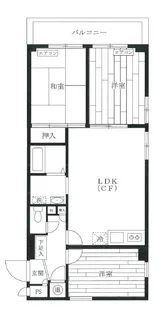 ライオンズマンション初台第2【6階】の間取り
