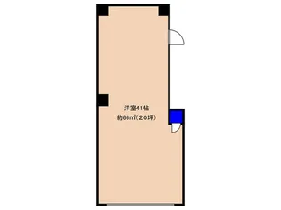 ラ・プラ-ジュ同心【1階】の間取り