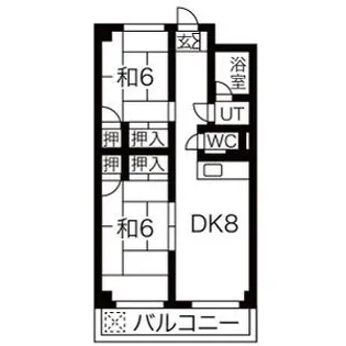 NTビル白壁【6階】の間取り