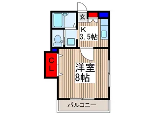 エステートピア中町【2階】の間取り