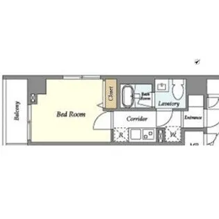 コンフォリア幡ヶ谷【8階】の間取り