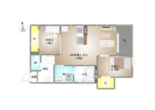 REGALEST TSUBAKI(レガリスト ツバキ)【3階】の間取り