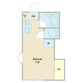 メゾンメグ3【1階】の間取り