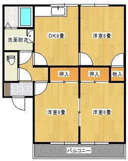 セントラルハイツ【2階】の間取り