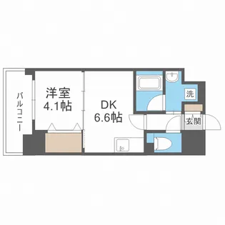 アザレア梅田【6階】の間取り