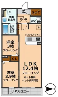 東京都杉並区堀ノ内2【マンション】の間取り