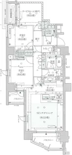 ザ・パークハウス池之端【5階】の間取り
