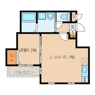 福岡県福岡市博多区須崎町【アパート】の間取り