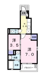 アゴラカザ【1階】の間取り