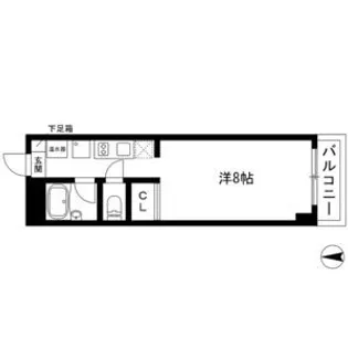 ヴァンヴェール名古屋(プラン利用可)【2階】の間取り