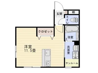 Mビル【4階】の間取り