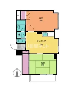 ウィズ府中レジデンス【4階】の間取り