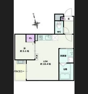 Jack shibaI【3階】の間取り