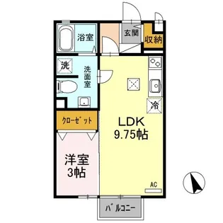 アネシス A【1階】の間取り