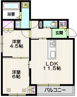 La merveille Urawa【2階】の間取り