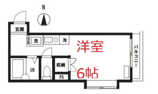 東京都大田区千鳥2【マンション】の間取り