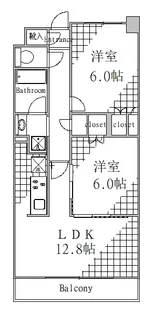 東京都江東区大島1【マンション】の間取り