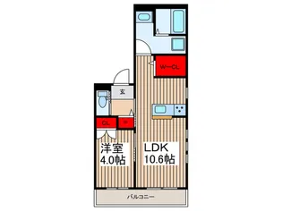 サンヴェルデ浦和II【3階】の間取り
