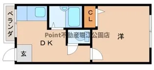 セルヴィス新今里【1階】の間取り