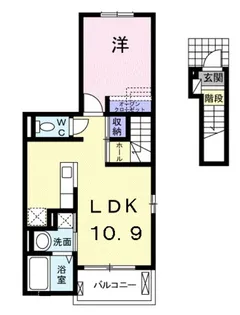 ケントクI【2階】の間取り