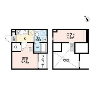 タウンコート 鳴海(タウンコートナルミ)【1階】の間取り