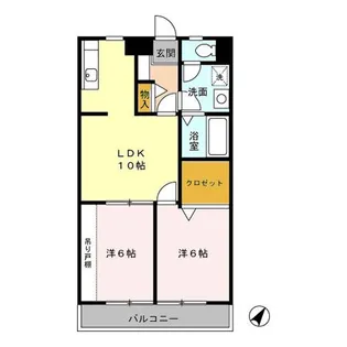 埼玉県新座市大和田1【アパート】の間取り