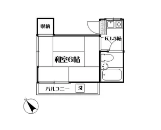 コーポときわ【2階】の間取り